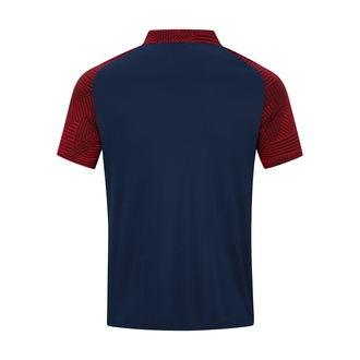 Performance Poloshirt - Blau/Rot