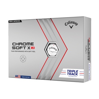 Chrome Soft X LS Triple Track Golfbälle 