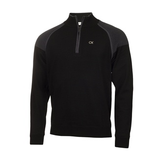 PICO 1/4 Zip Windstopp Pullover - Schwarz