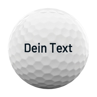 Golfbälle mit deinem Text - Weiß