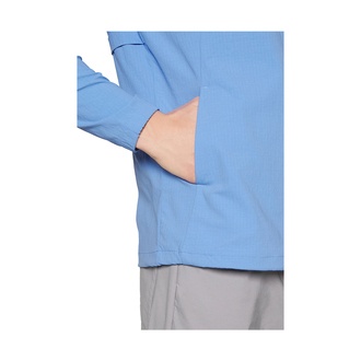 Mens RIPSTOP 1/4 Zip Hardshelljacke - Blau