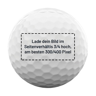 Golfbälle mit deinem Logo - Weiss