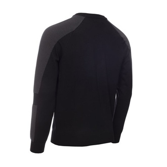 VELETO CREW Strick-Pullover - Schwarz