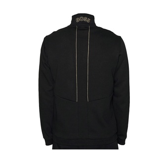 1/4 Zip Pullover - Schwarz