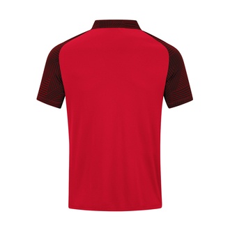Performance Poloshirt - Rot/Schwarz
