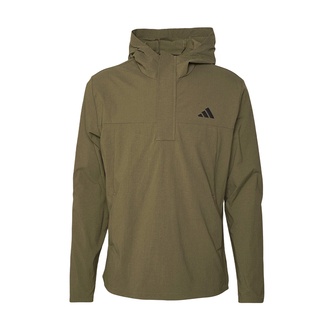Mens RIPSTOP 1/4 Zip Hardshelljacke - Olive