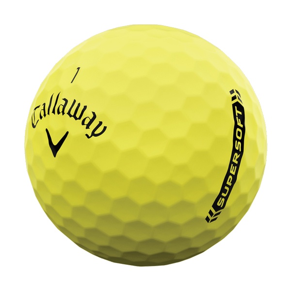 Callaway Softball Golfball Front Gelb