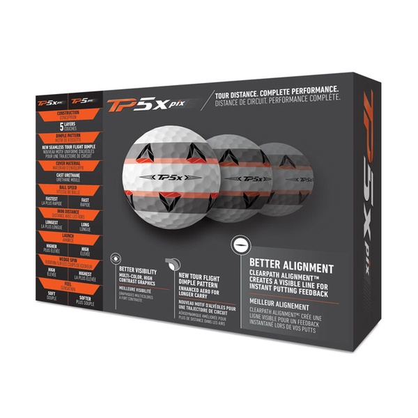 TaylorMade TP5X Pix Verpackung Back 