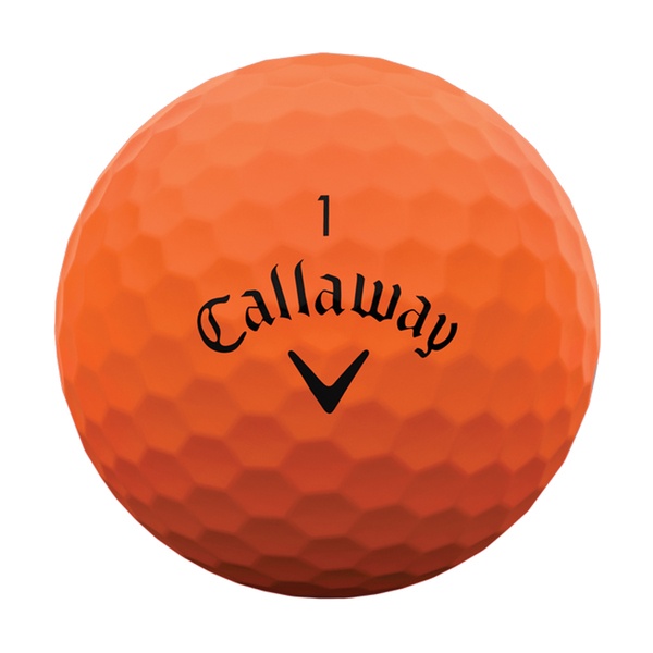 Callaway Softball Golfball Back Orange